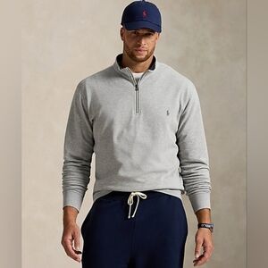 NWT Polo Ralph Lauren Luxury Jersey Quarter-Zip Pullover Big & Tall Size XLT